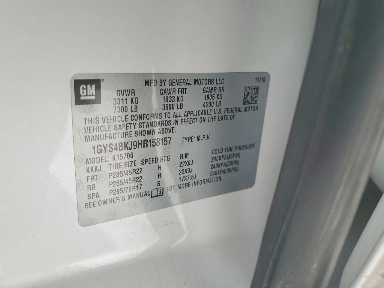 2017 Cadillac Escalade Luxury - zdjęcie 13