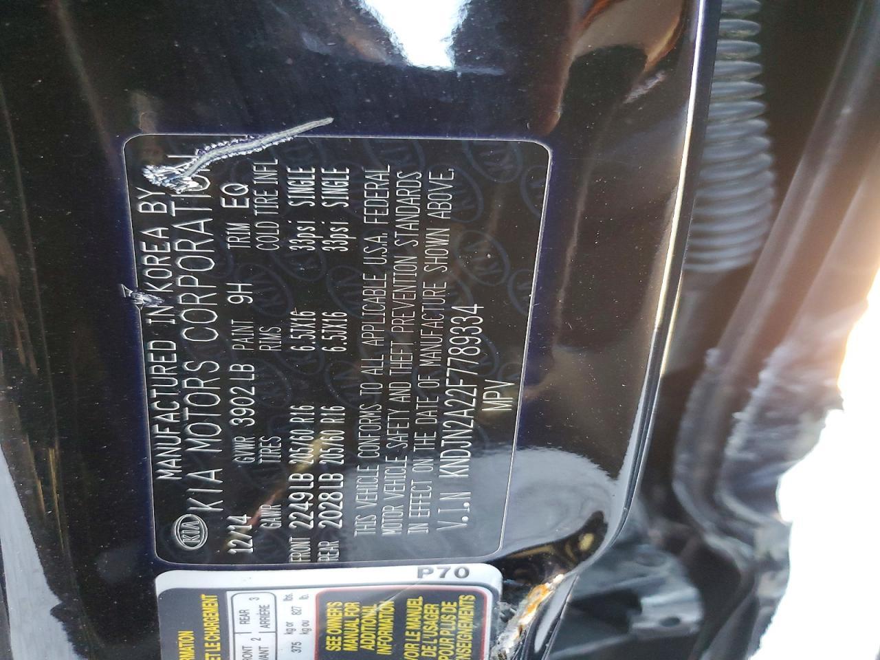 2015 Kia Soul Base - zdjęcie 13