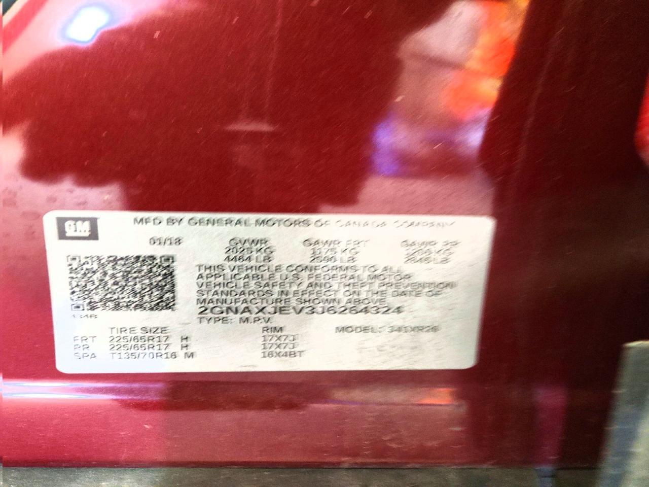 2018 Chevrolet Equinox Lt - zdjęcie 13