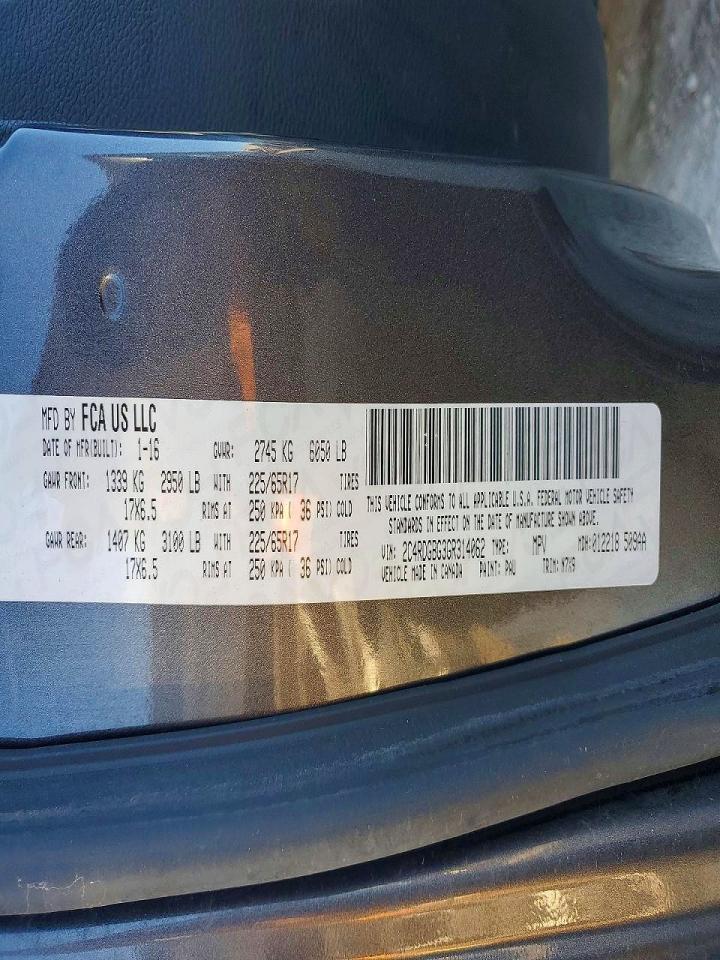 2016 Dodge Grand Caravan Se - zdjęcie 13