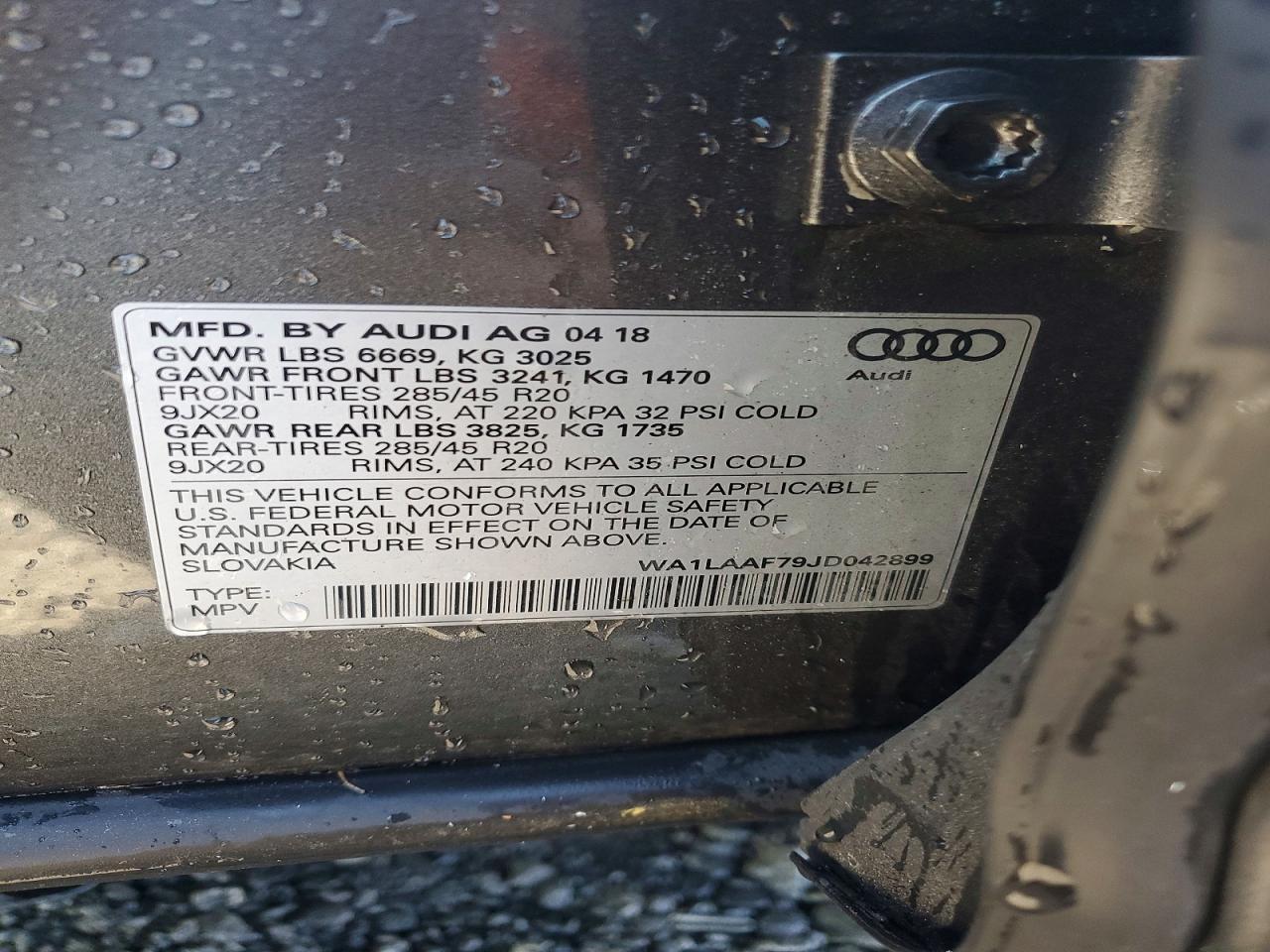 2018 Audi Q7 Premium Plus - zdjęcie 13