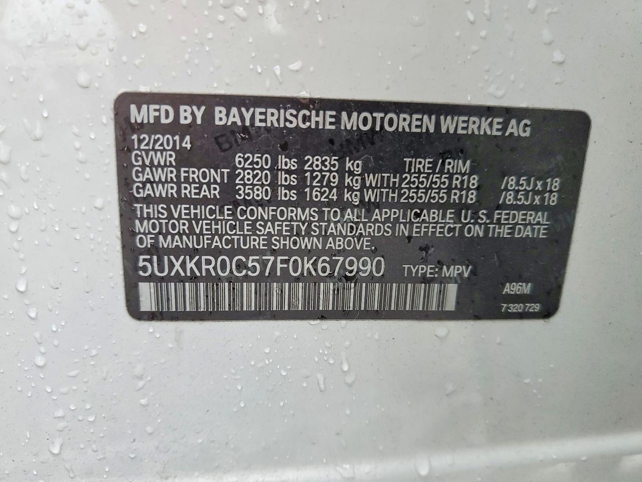 2015 BMW X5 xDrive35I - zdjęcie 13
