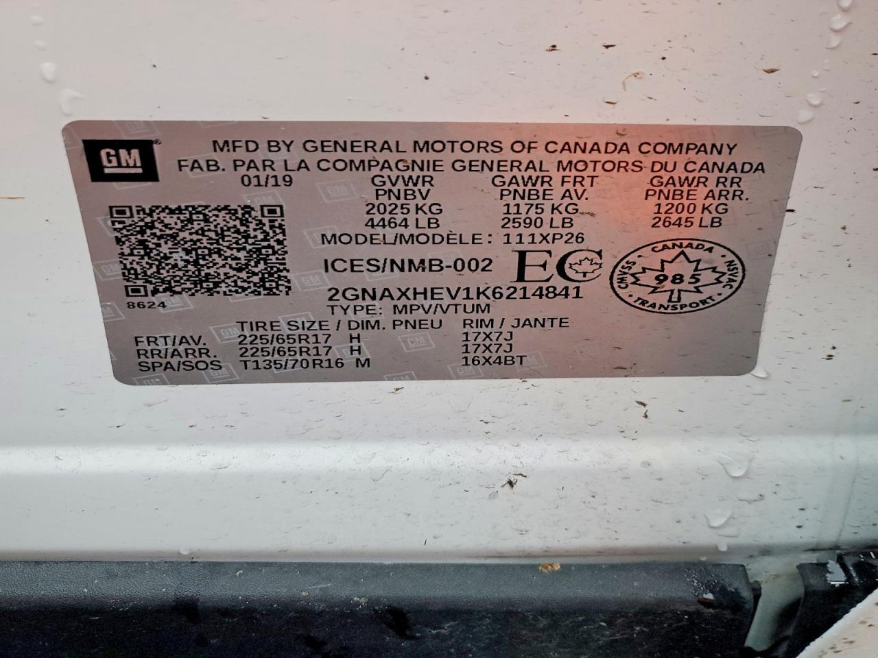 2019 Chevrolet Equinox Ls - zdjęcie 14