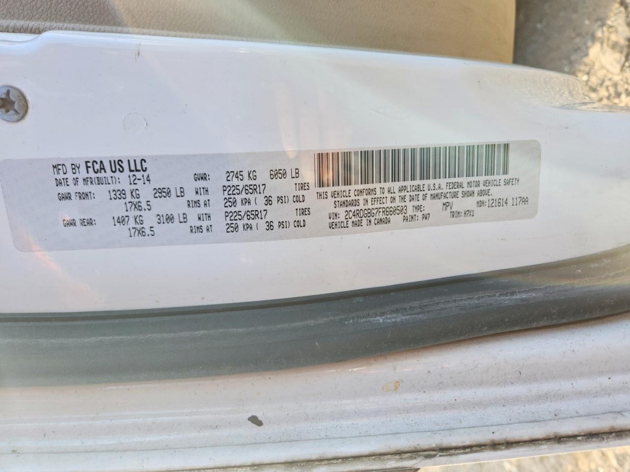 2015 Dodge Grand Caravan Se - zdjęcie 13