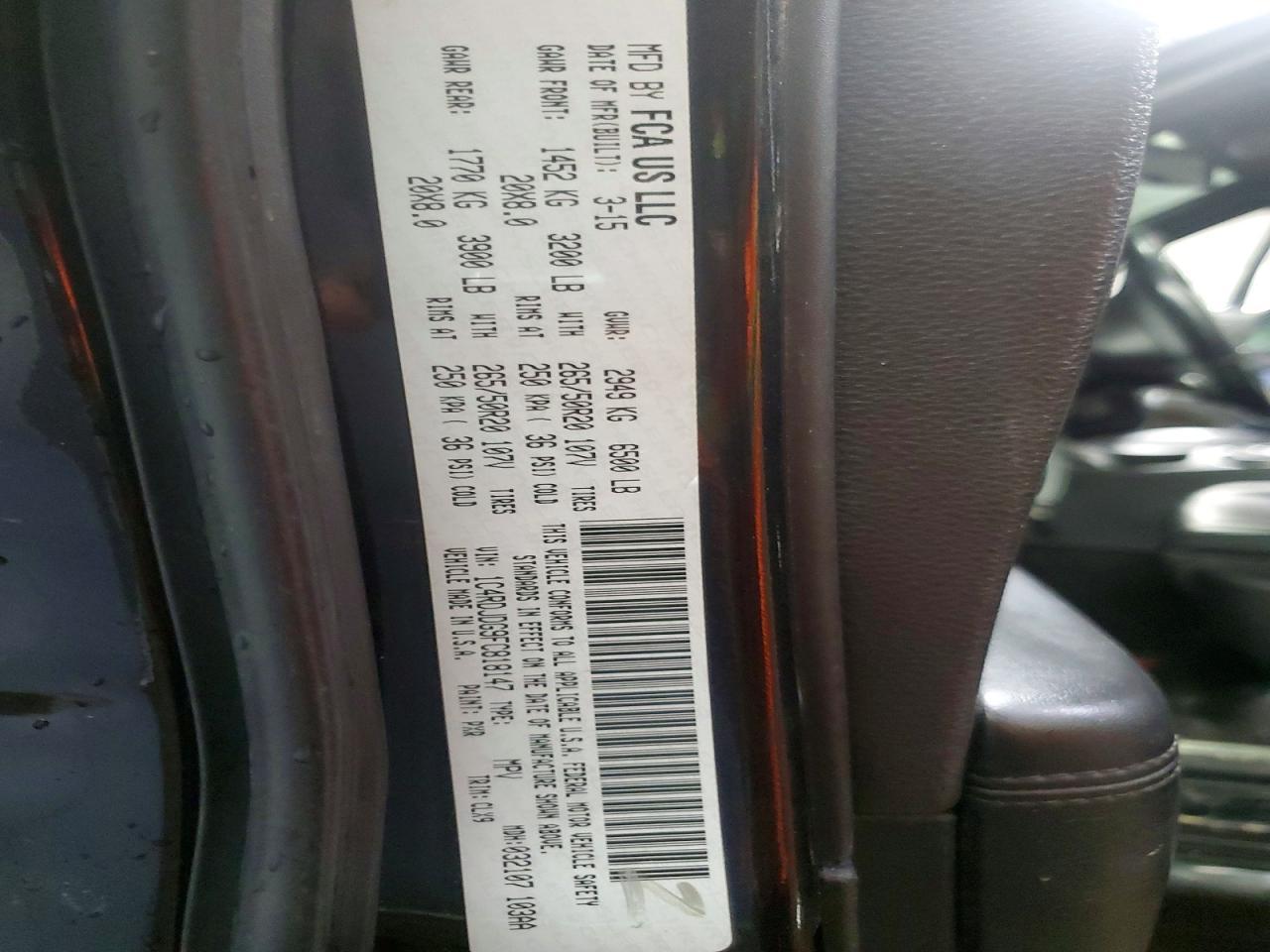 2015 Dodge Durango Limited - zdjęcie 12