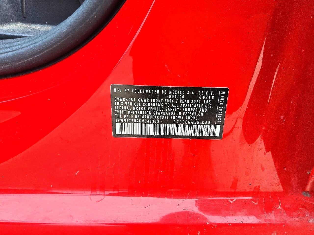 2019 Volkswagen Jetta S - zdjęcie 12
