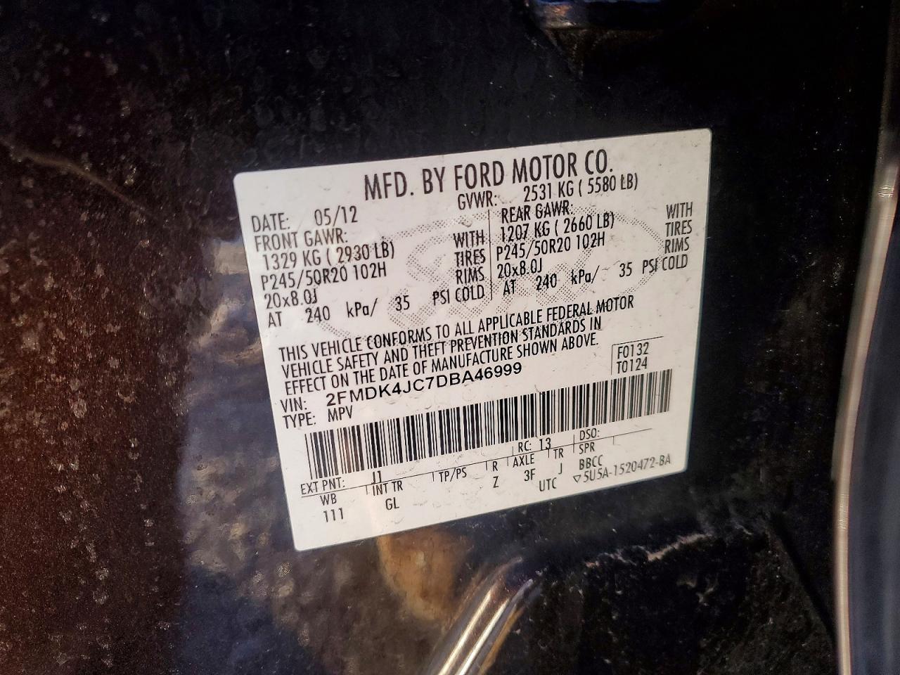 2013 Ford Edge Sel - zdjęcie 13