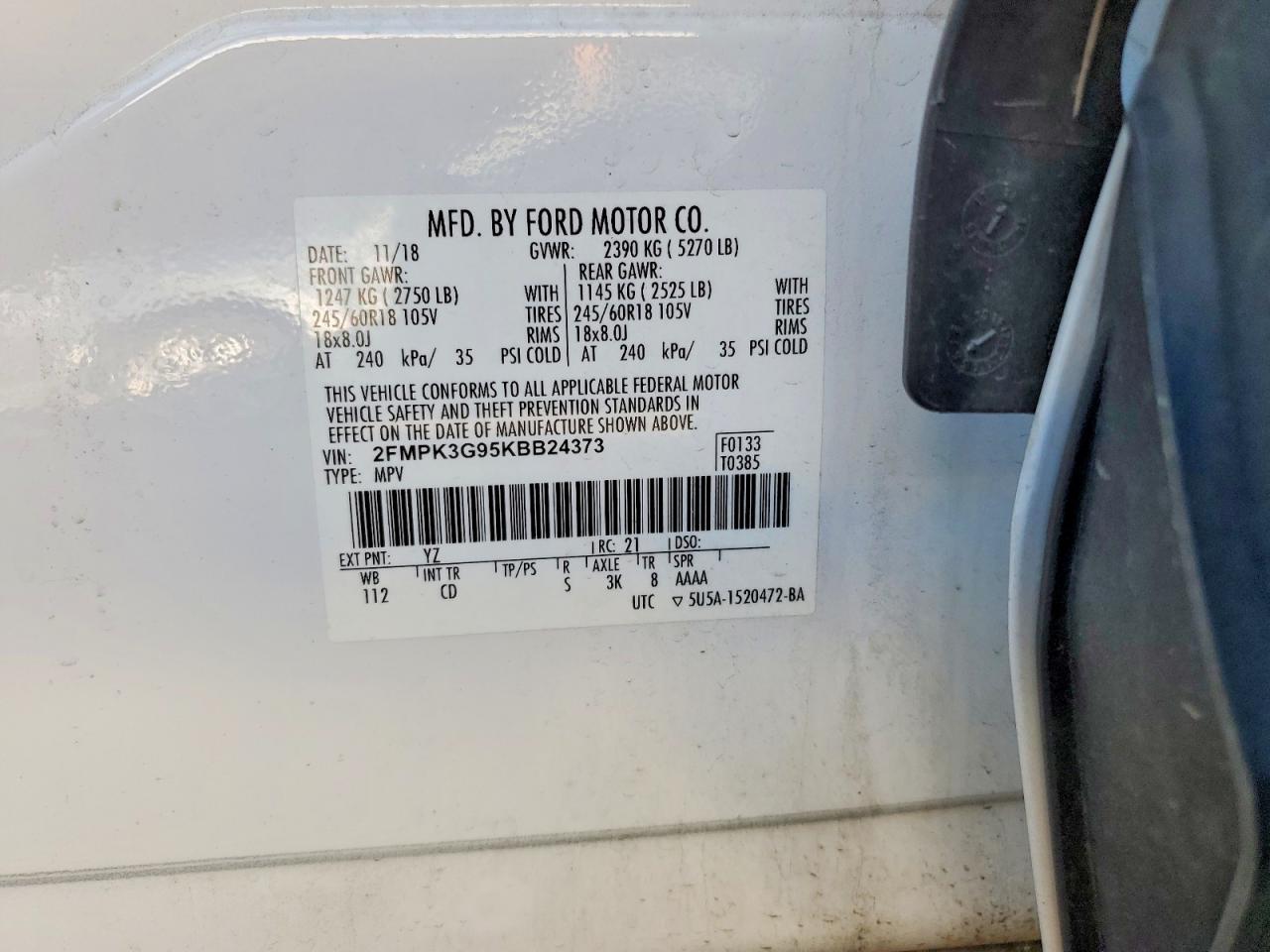2019 Ford Edge Se - zdjęcie 12