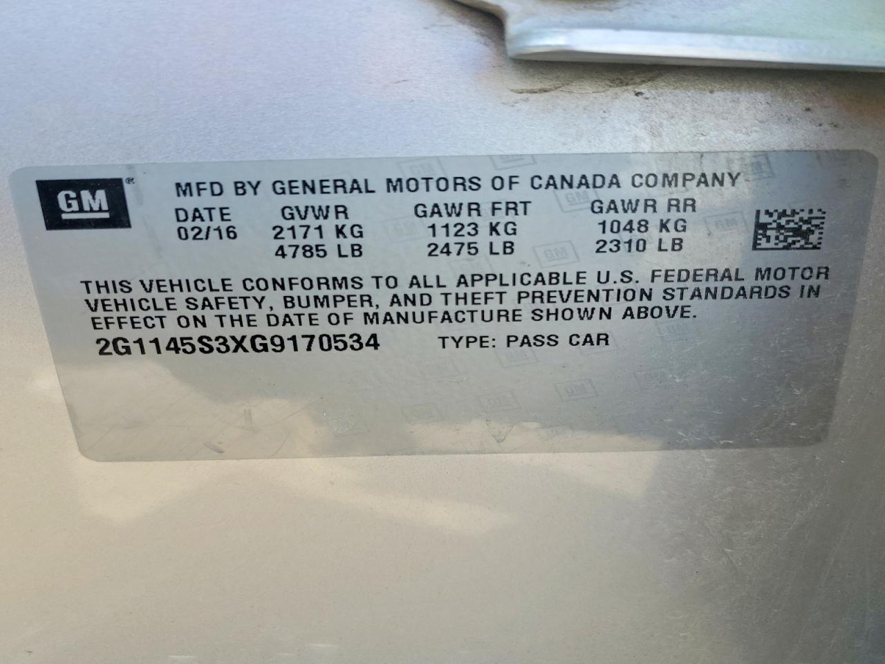 2016 Chevrolet Impala Ltz - zdjęcie 13