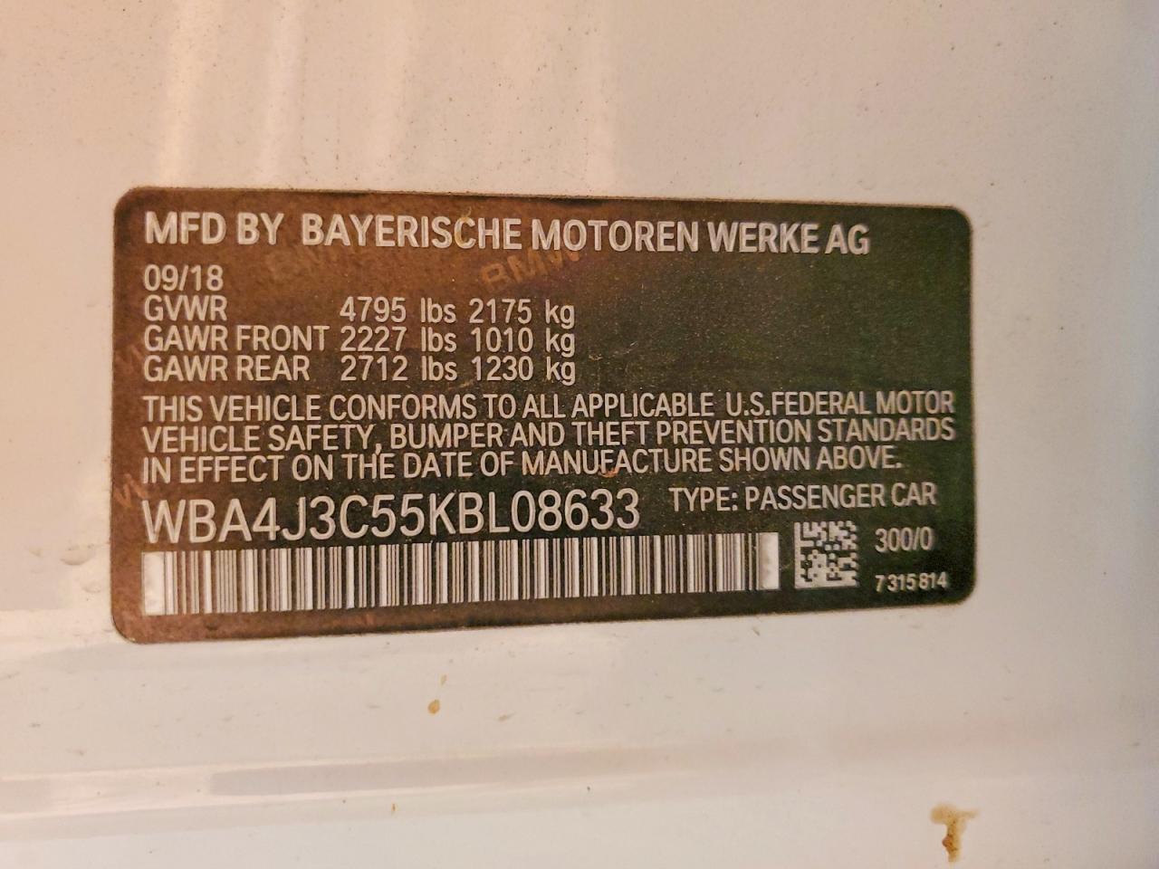 2019 BMW 430Xi Gran Coupe - zdjęcie 12