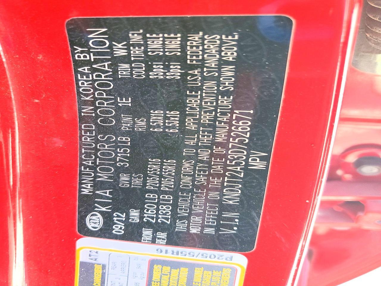 2013 Kia Soul Base - zdjęcie 12