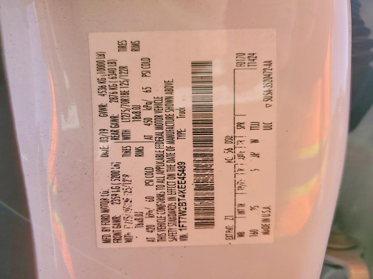 2019 Ford F250 Super Duty - zdjęcie 13