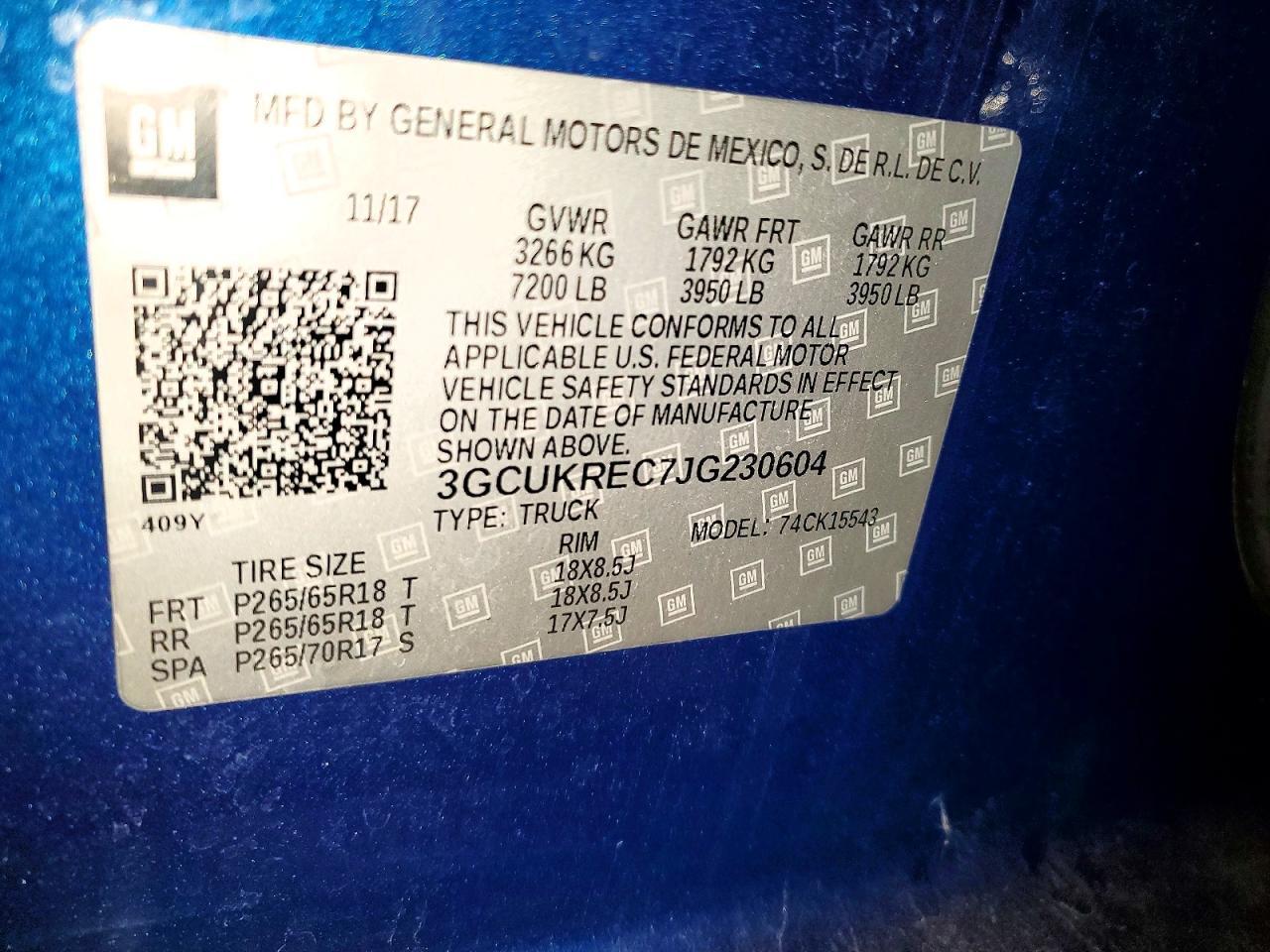 2018 Chevrolet Silverado K1500 Lt - zdjęcie 12