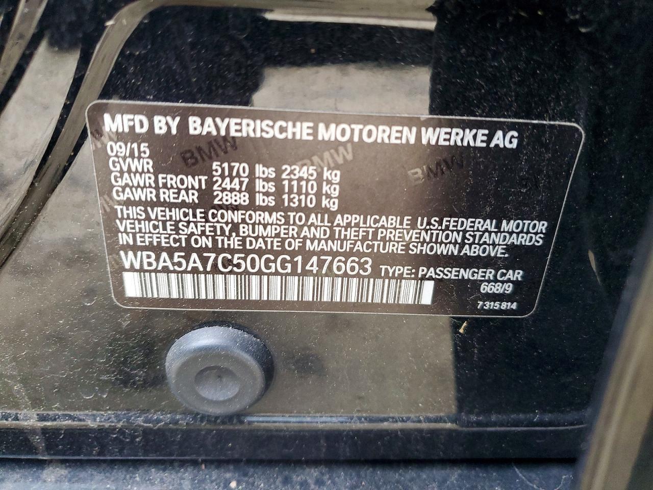 2016 BMW 528 Xi - zdjęcie 12