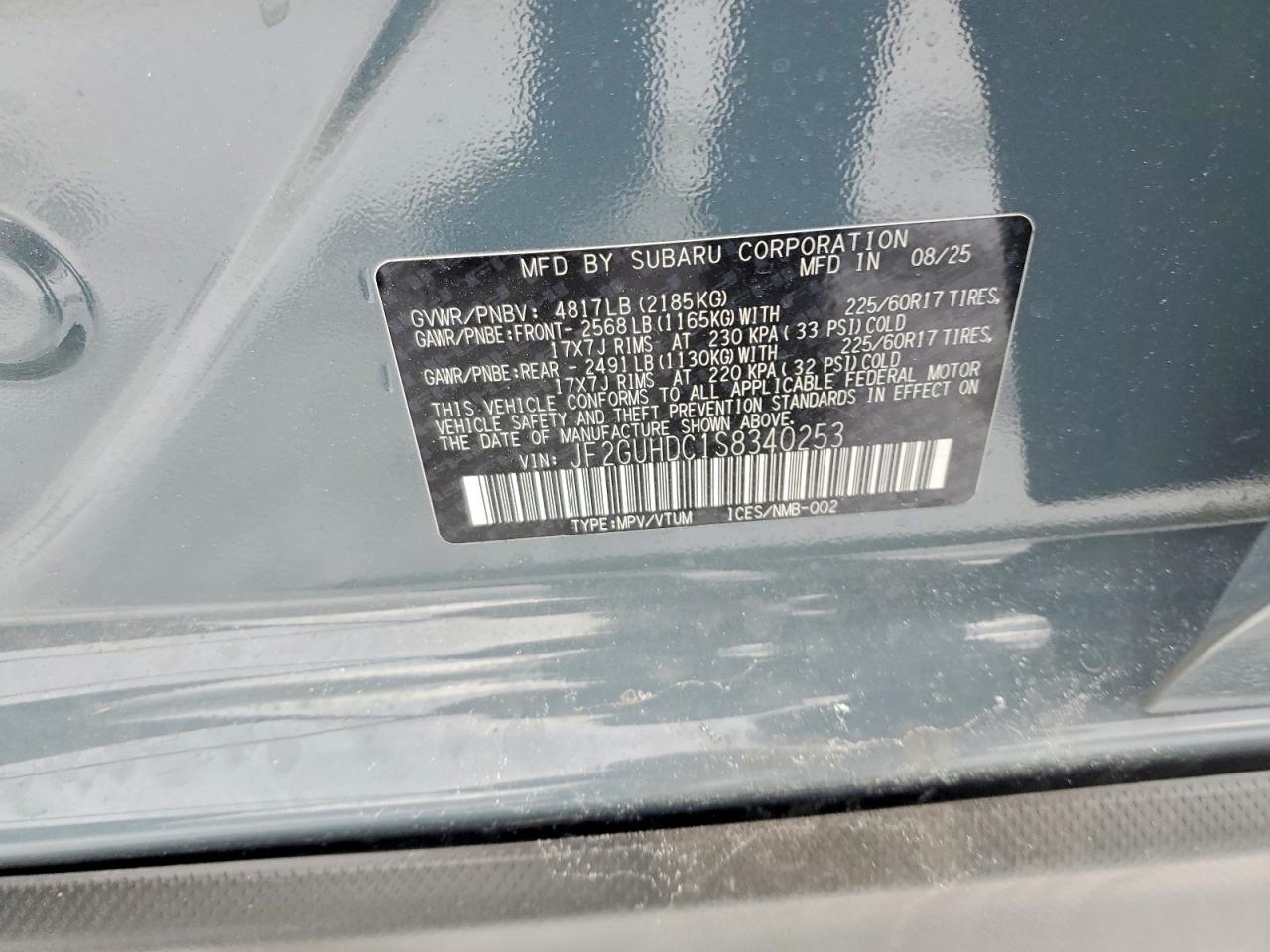 2025 Subaru Crosstrek Premium - zdjęcie 13