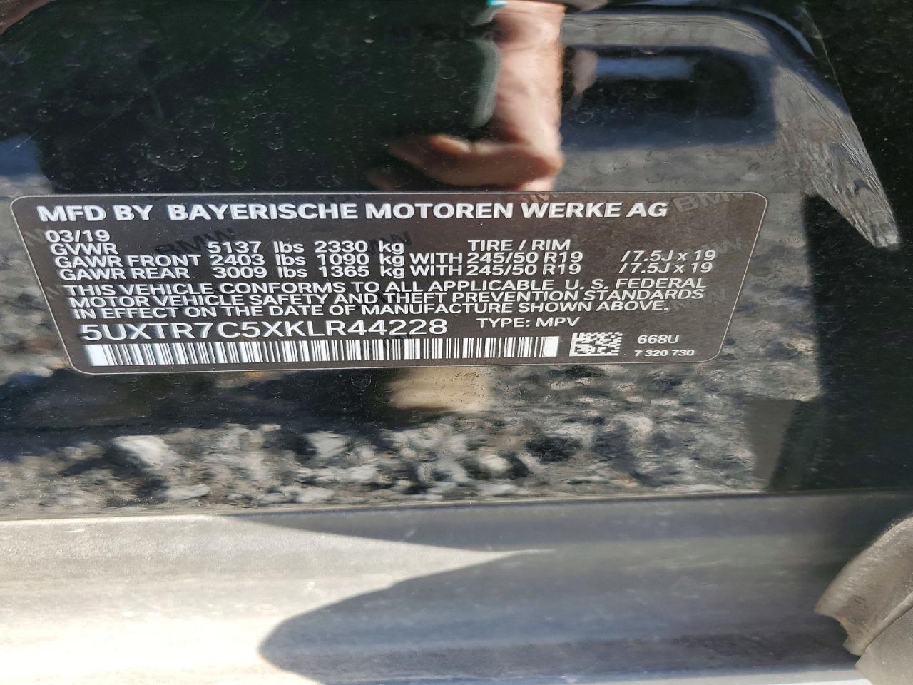 2019 BMW X3 Sdrive30I - zdjęcie 12