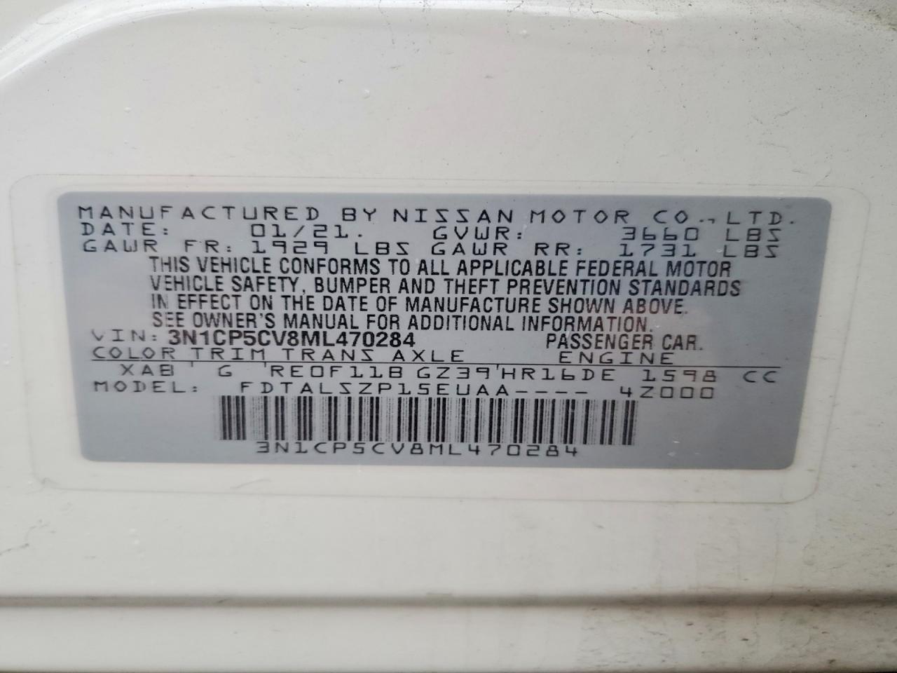 2021 Nissan Kicks Sv - zdjęcie 12