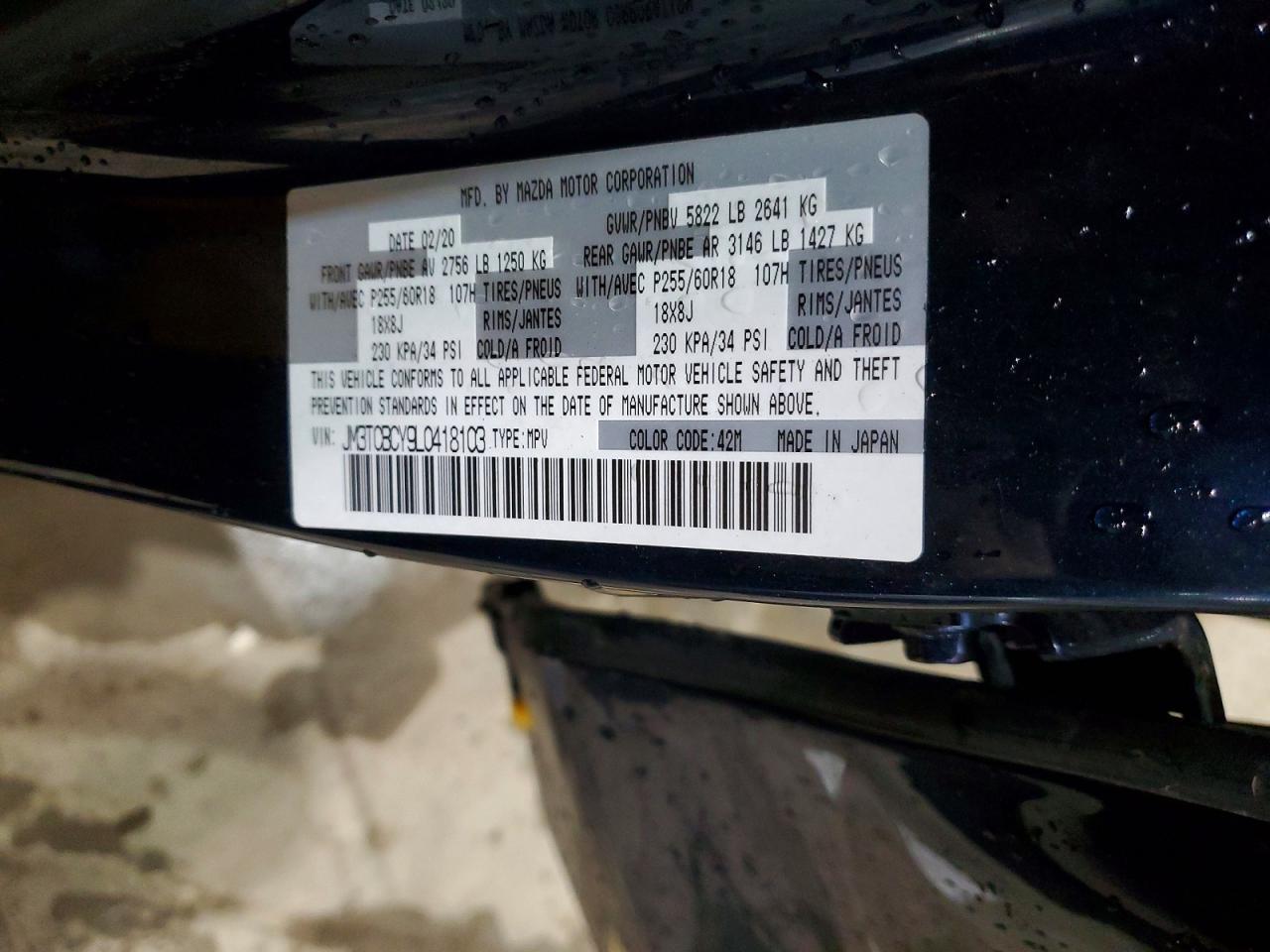 2020 Mazda Cx-9 Touring - zdjęcie 14