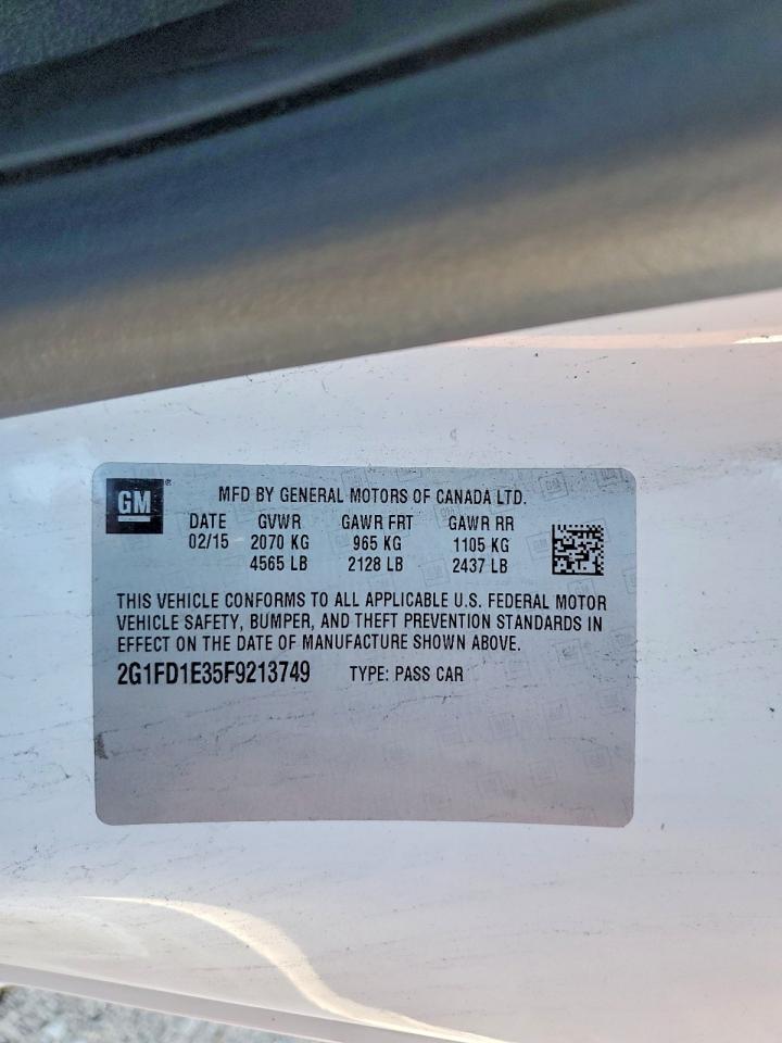 2015 Chevrolet Camaro Lt - zdjęcie 12