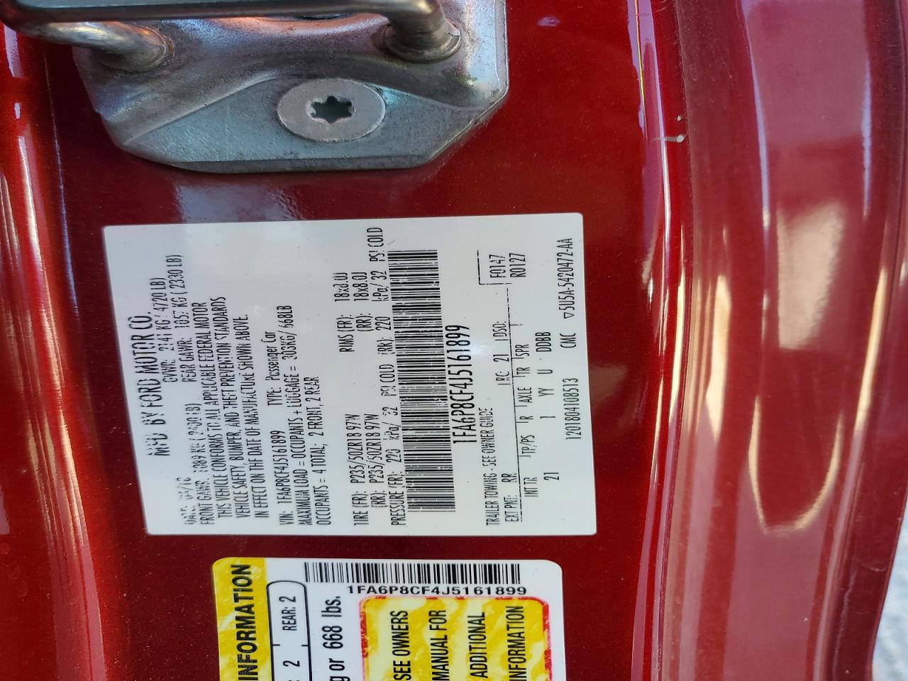 2018 Ford Mustang Gt - zdjęcie 12