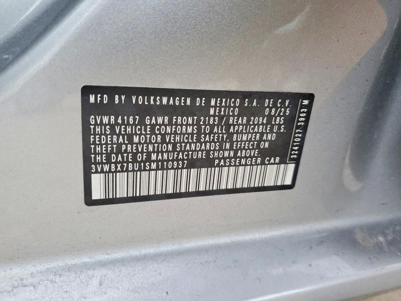 2025 Volkswagen Jetta Sport - zdjęcie 12