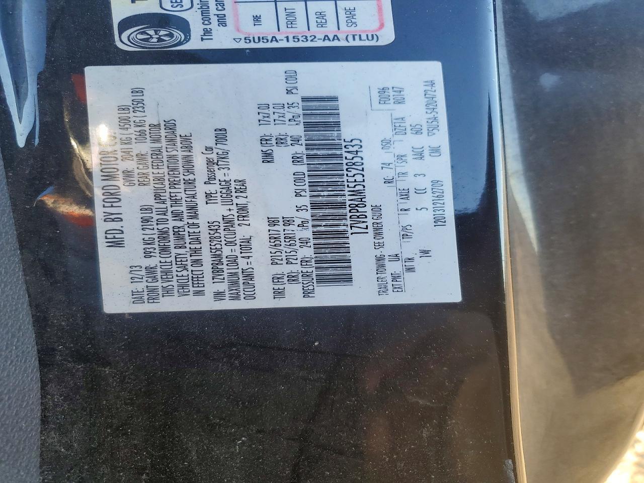 2014 Ford Mustang - zdjęcie 12