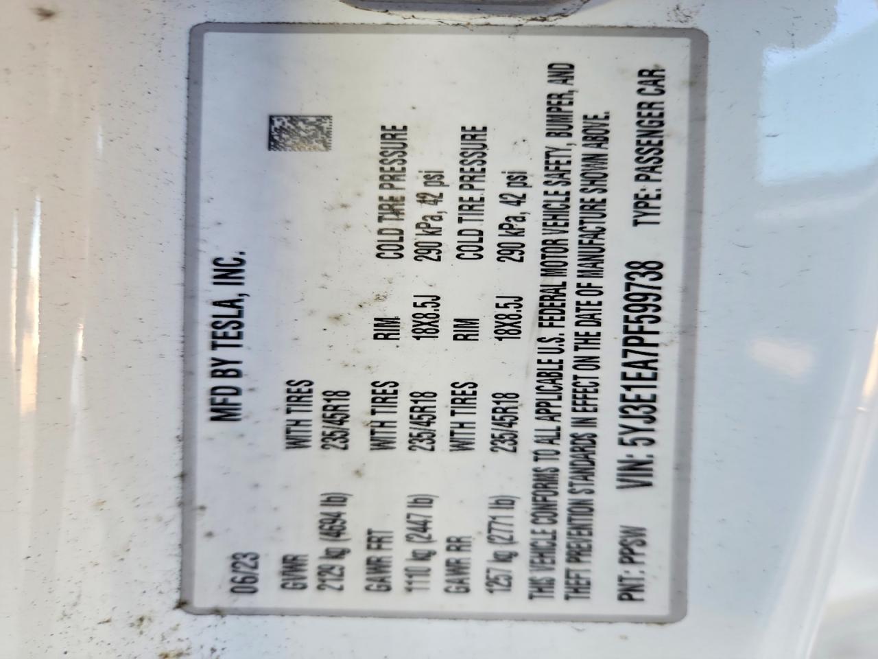 2023 Tesla Model 3 - zdjęcie 13