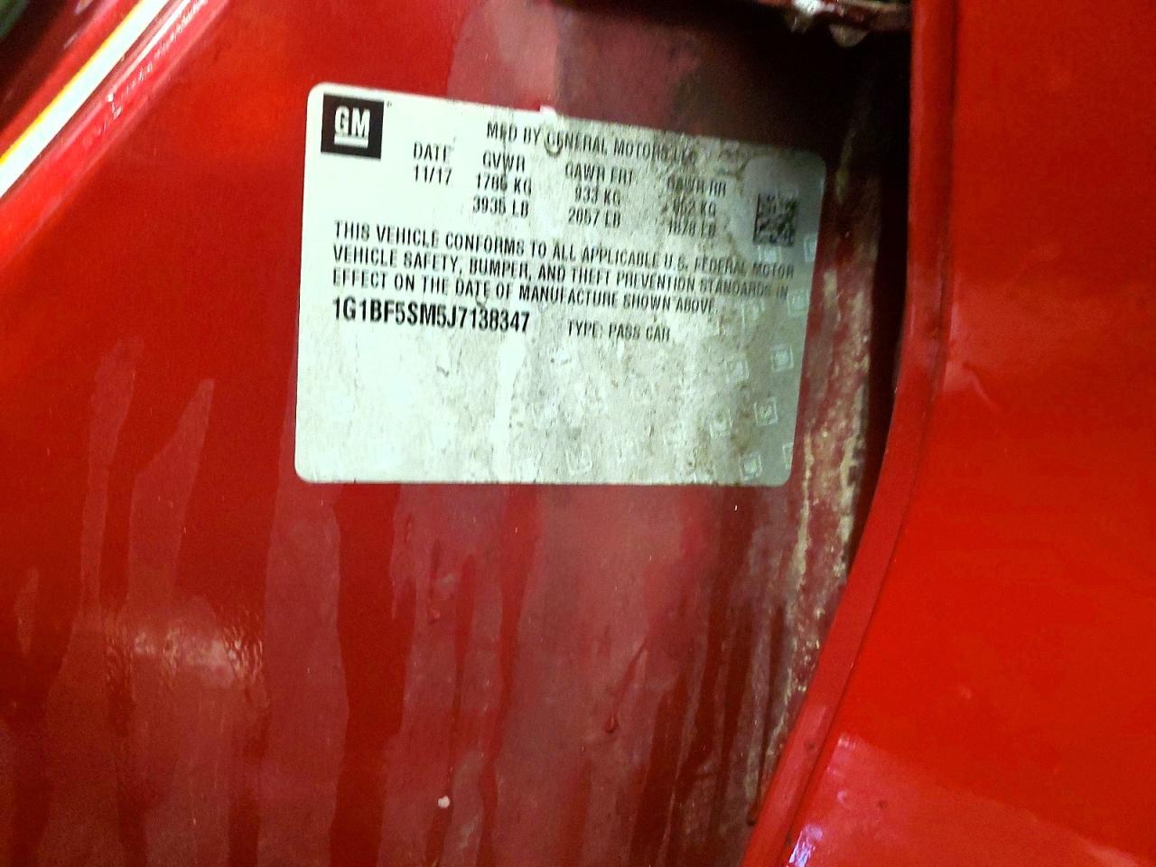 2018 Chevrolet Cruze Premier - zdjęcie 13