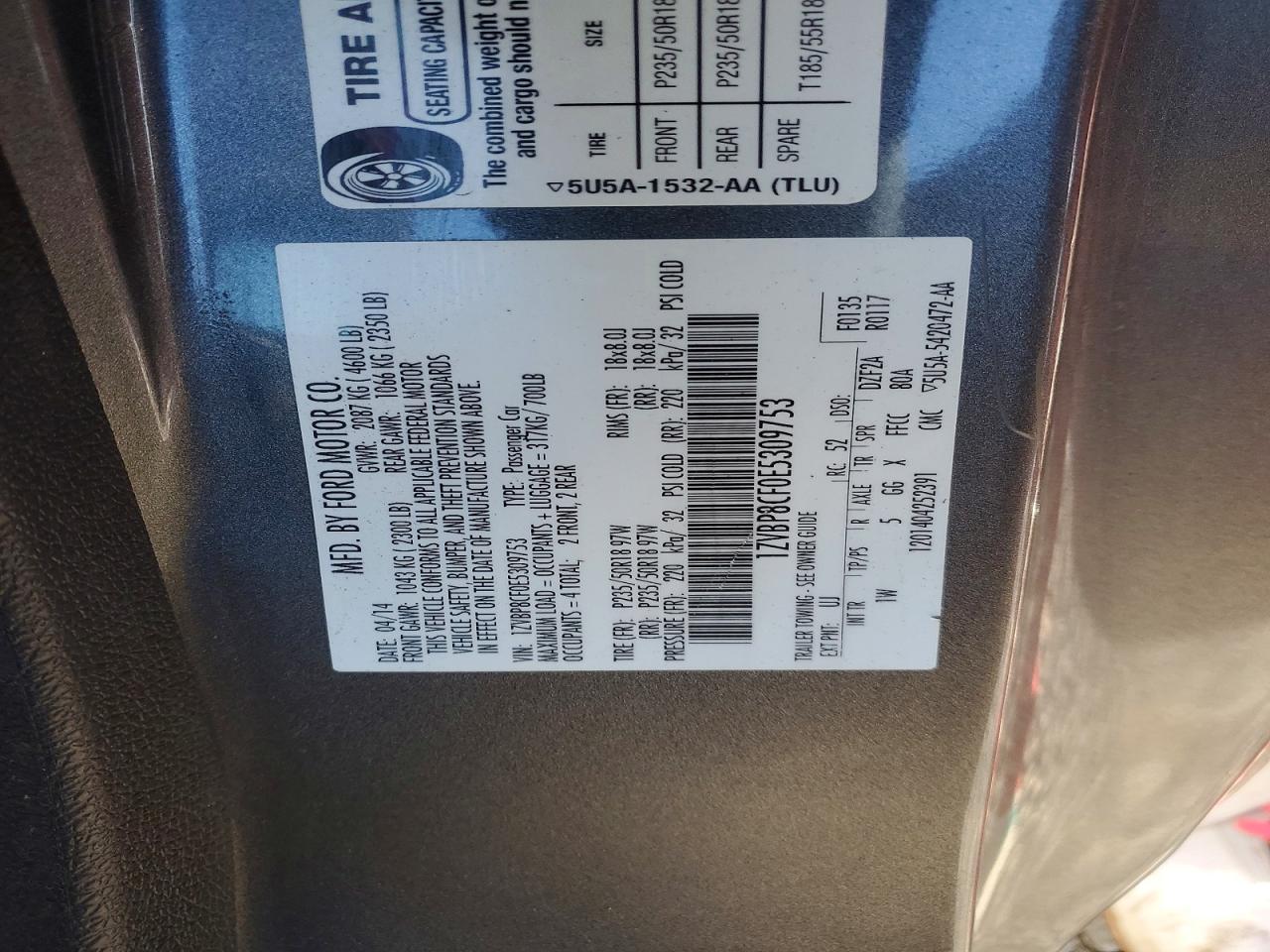 2014 Ford Mustang Gt - zdjęcie 12