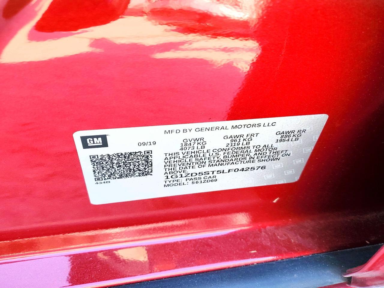 2020 Chevrolet Malibu Lt - zdjęcie 13