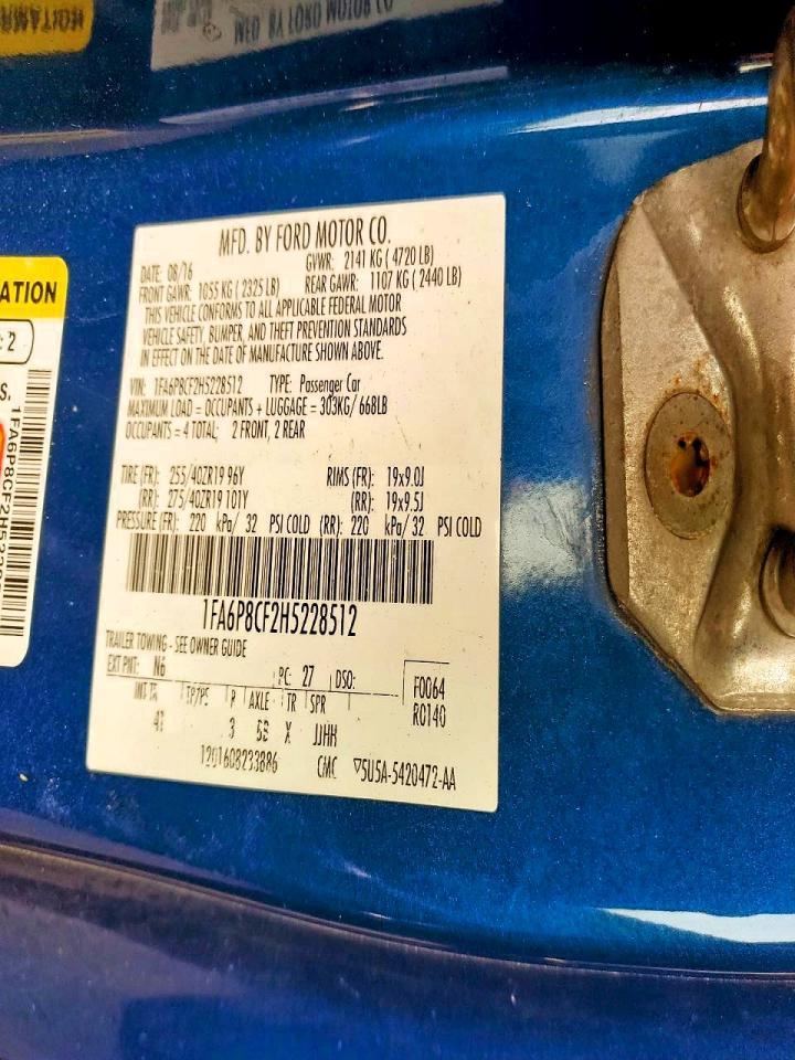 2017 Ford Mustang Gt - zdjęcie 12