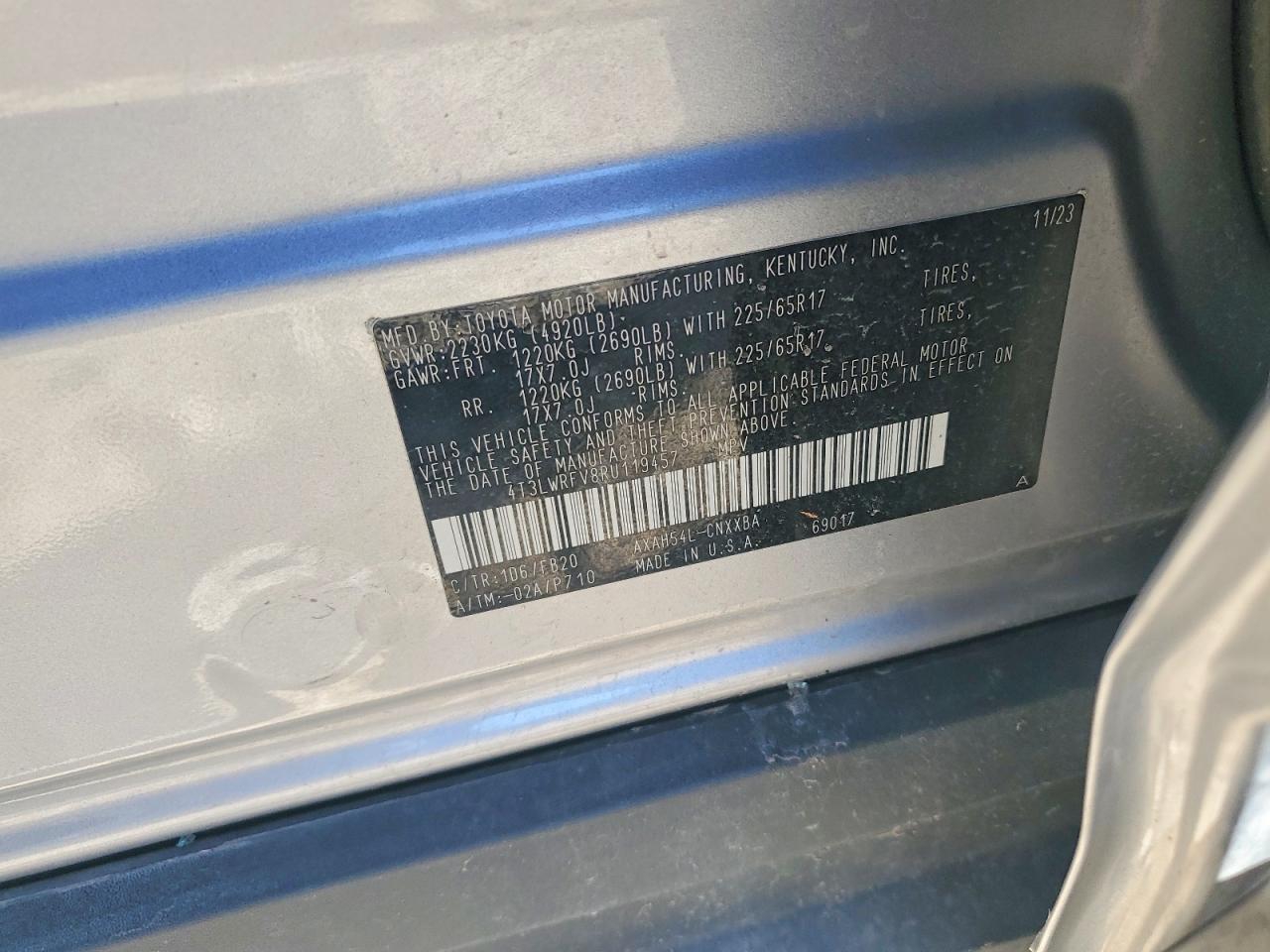 2024 Toyota Rav4 Le - zdjęcie 13