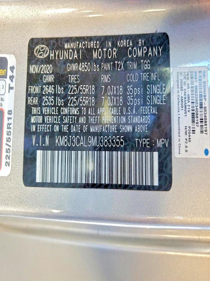 2021 Hyundai Tucson Limited - zdjęcie 13