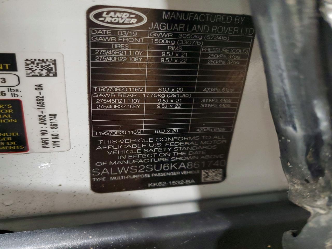 2019 Land Rover Range Rover Sport Hst - zdjęcie 12