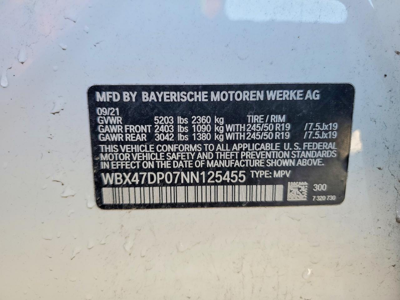 2022 BMW X3 Sdrive30I - zdjęcie 13