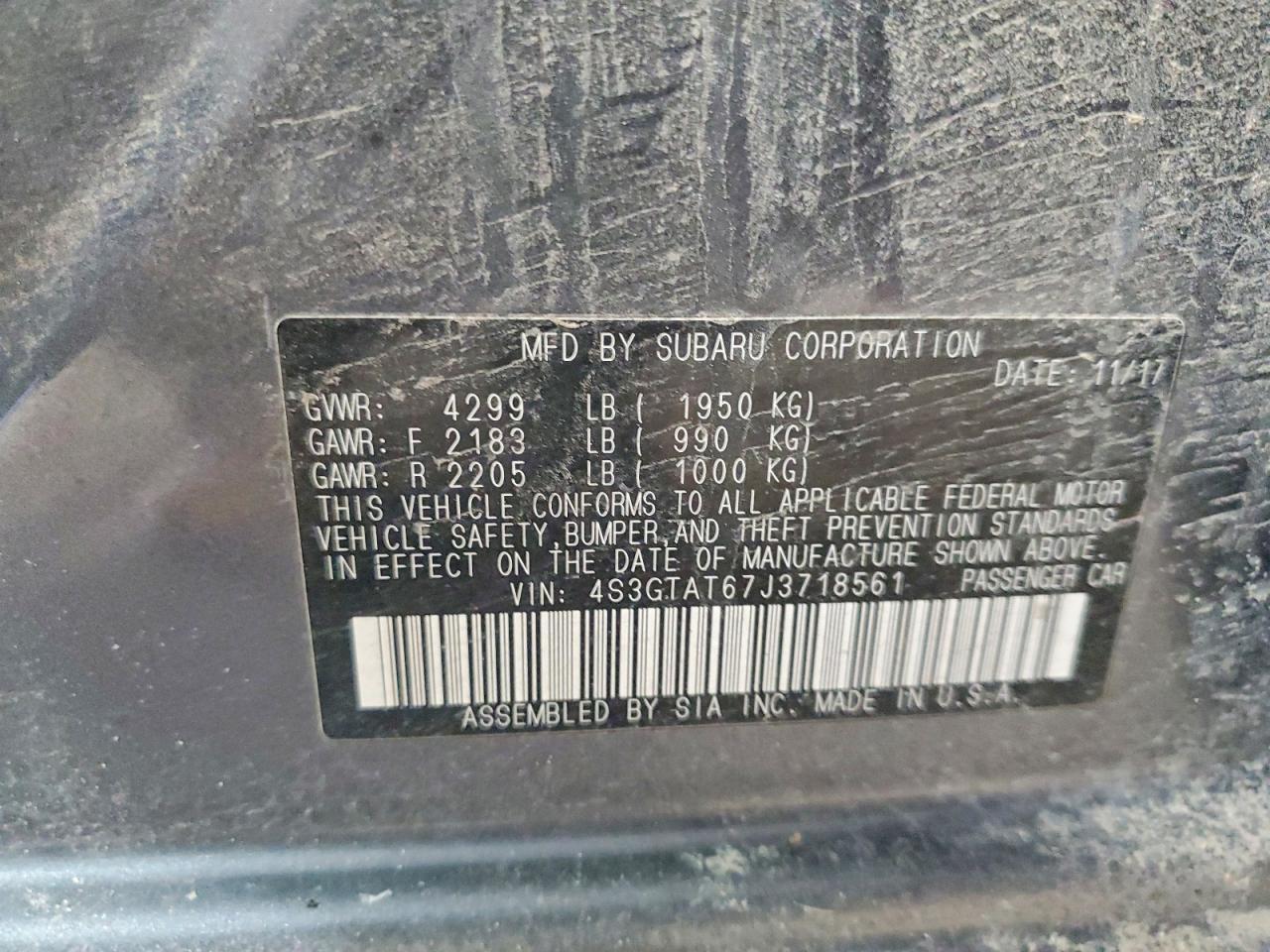 2018 Subaru Impreza Limited - zdjęcie 13