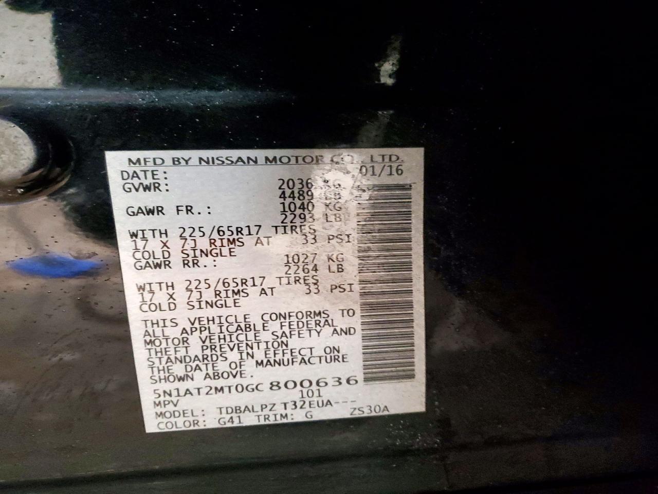 2016 Nissan Rogue S - zdjęcie 14