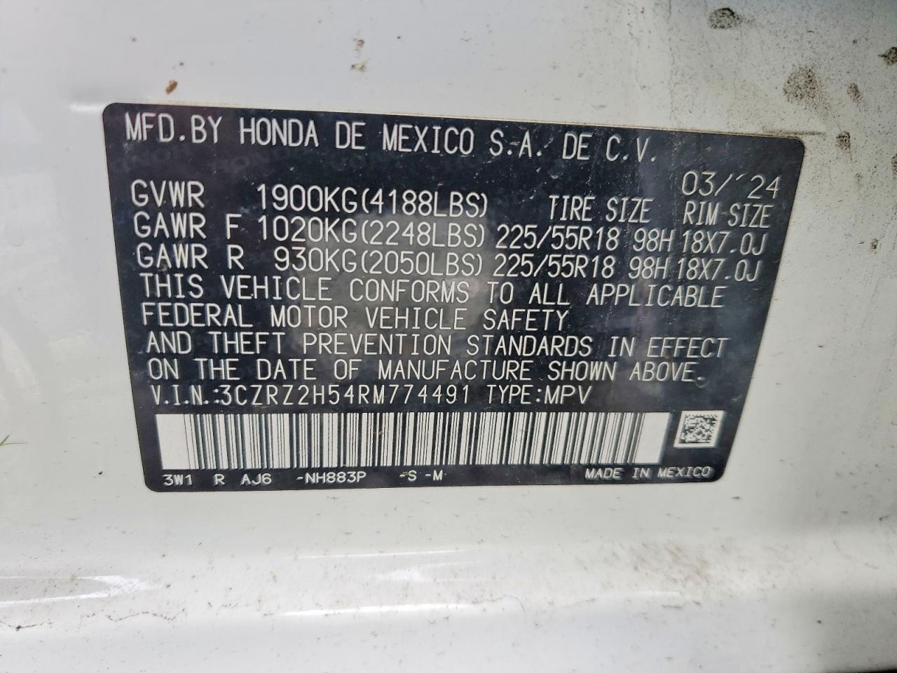 2024 Honda Hr-V Sport - zdjęcie 12