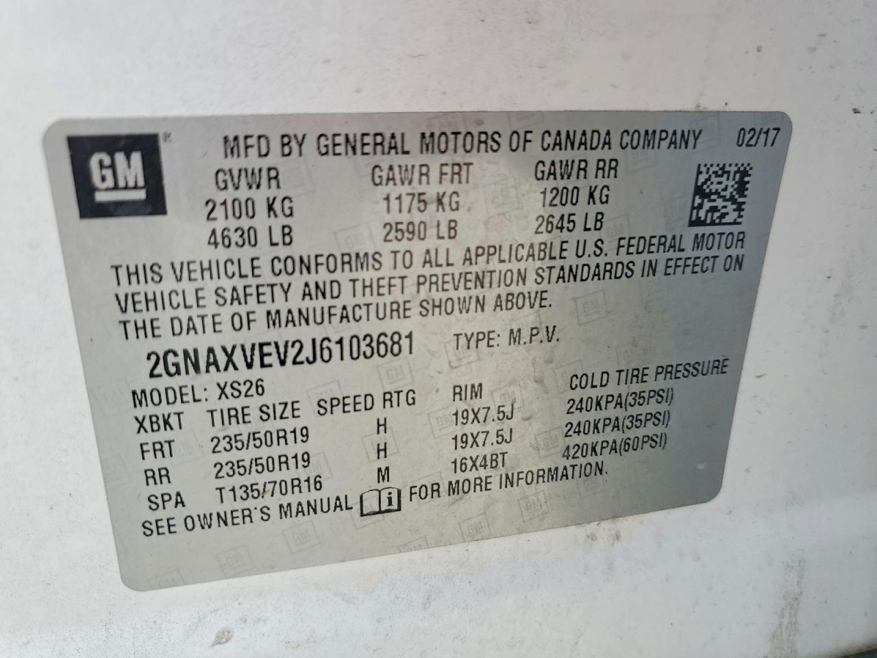 2018 Chevrolet Equinox Premier - zdjęcie 13