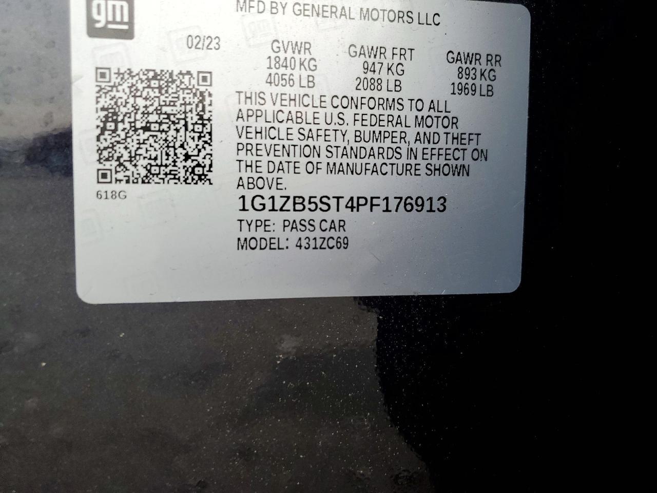 2023 Chevrolet Malibu Ls - zdjęcie 12