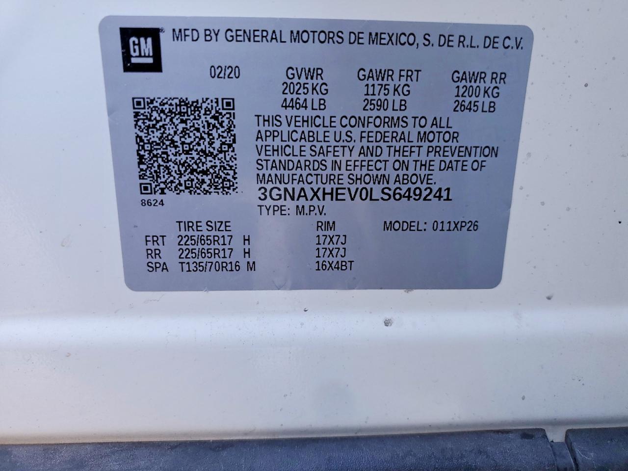 2020 Chevrolet Equinox Ls - zdjęcie 13