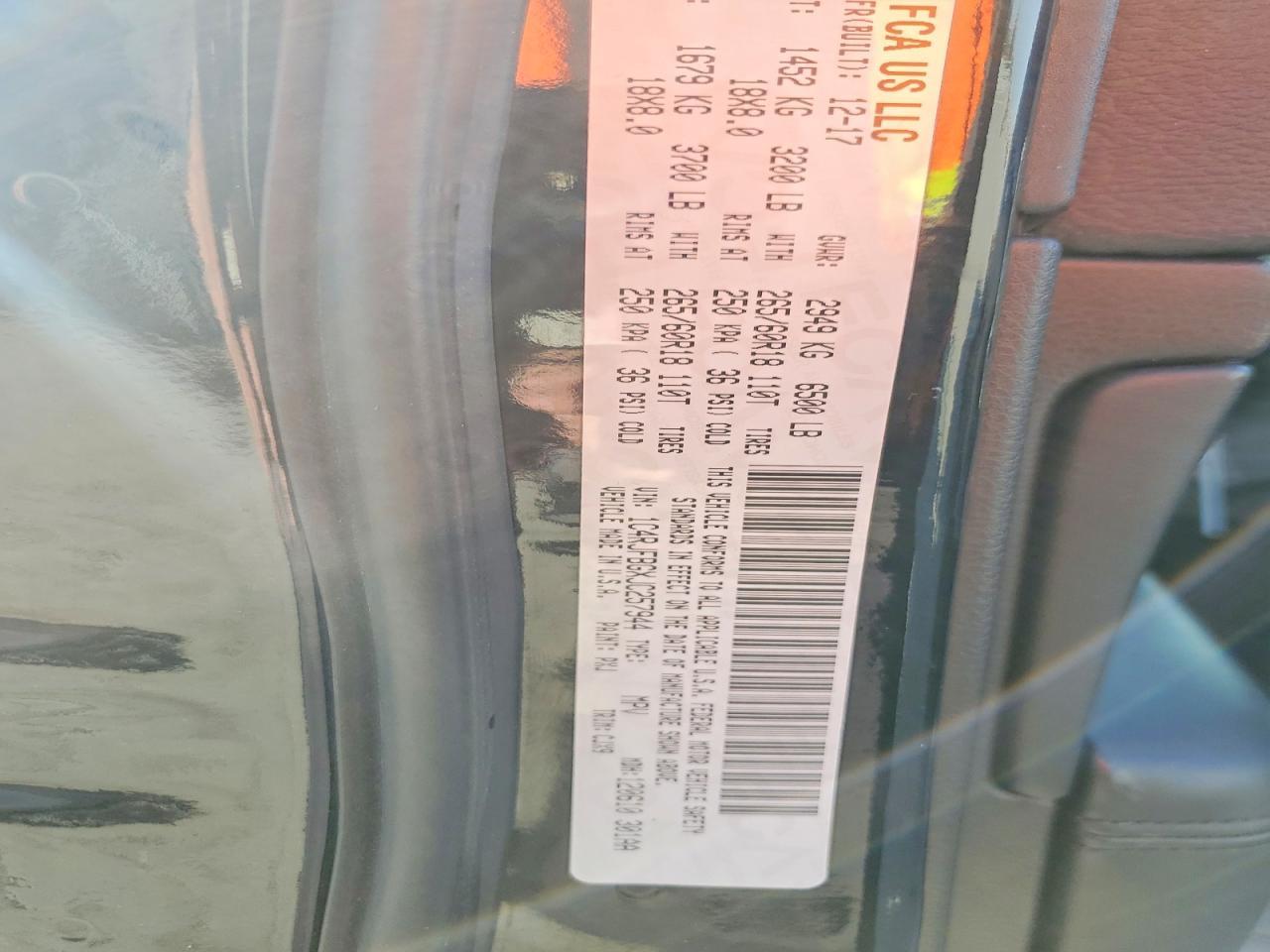 2018 Jeep Grand Cherokee Limited - zdjęcie 12