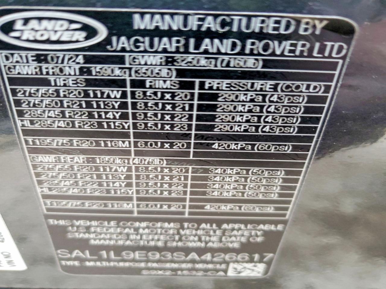 2025 Land Rover Range Rover Sport Dynamic Se - zdjęcie 14