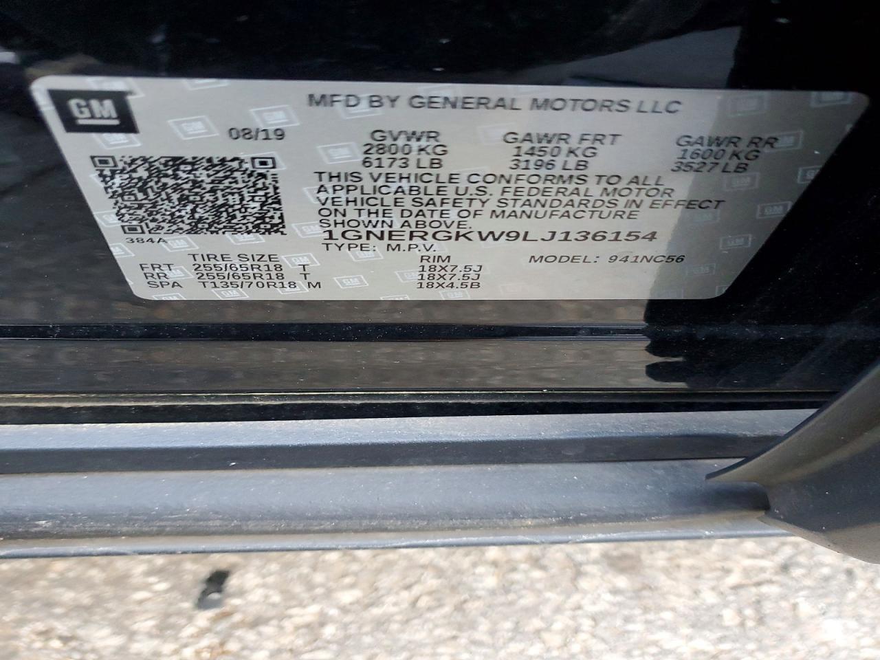 2020 Chevrolet Traverse Lt - zdjęcie 13