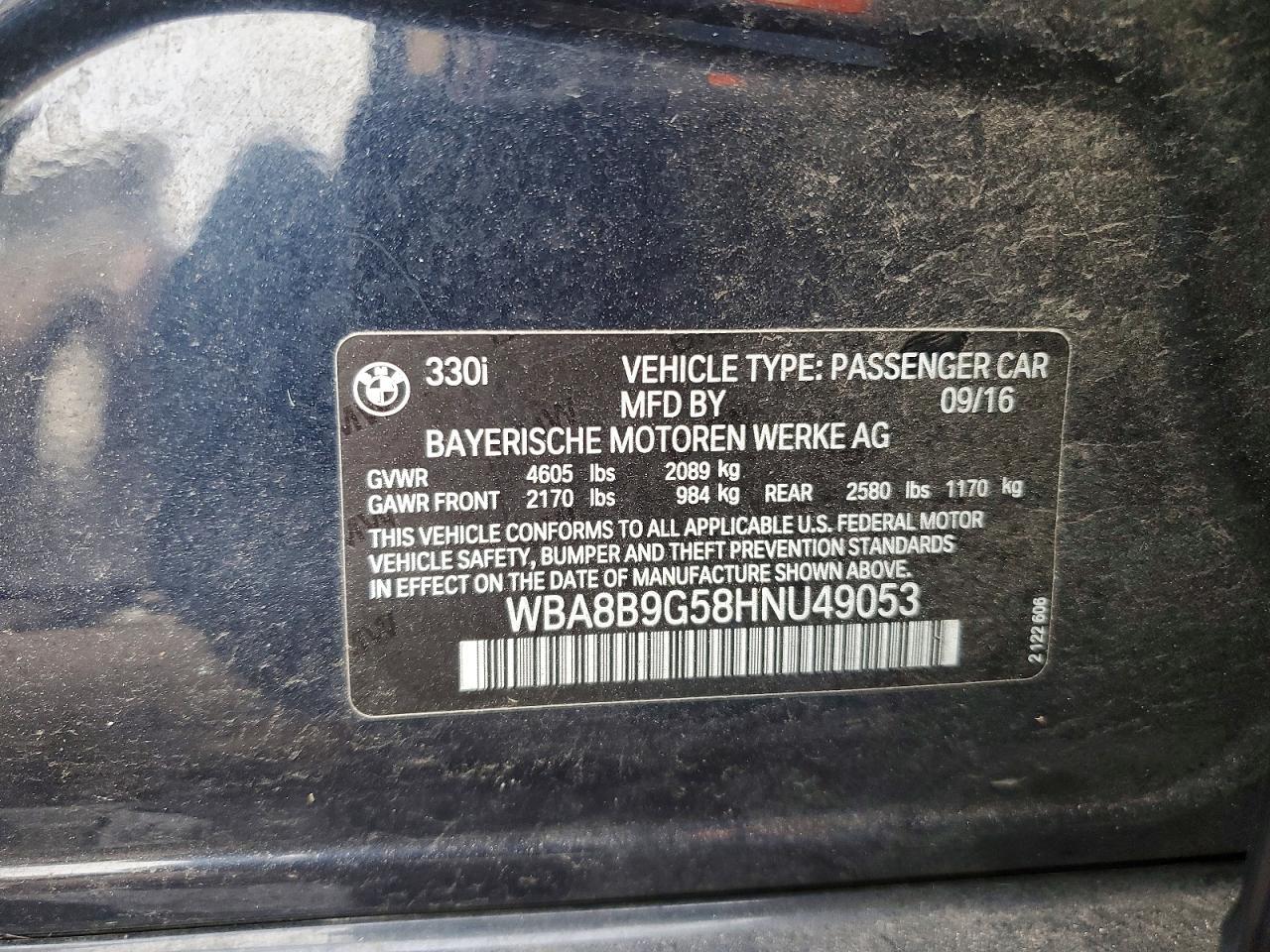 2017 BMW 330 I - zdjęcie 13