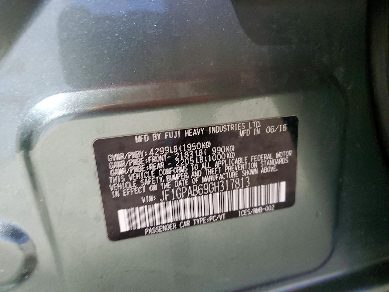 2016 Subaru Impreza Premium - zdjęcie 12