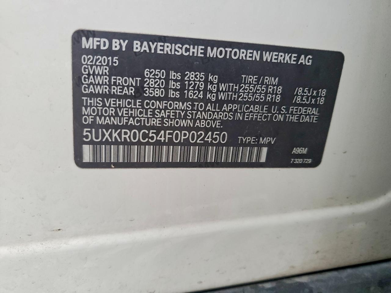 2015 BMW X5 xDrive35I - zdjęcie 13