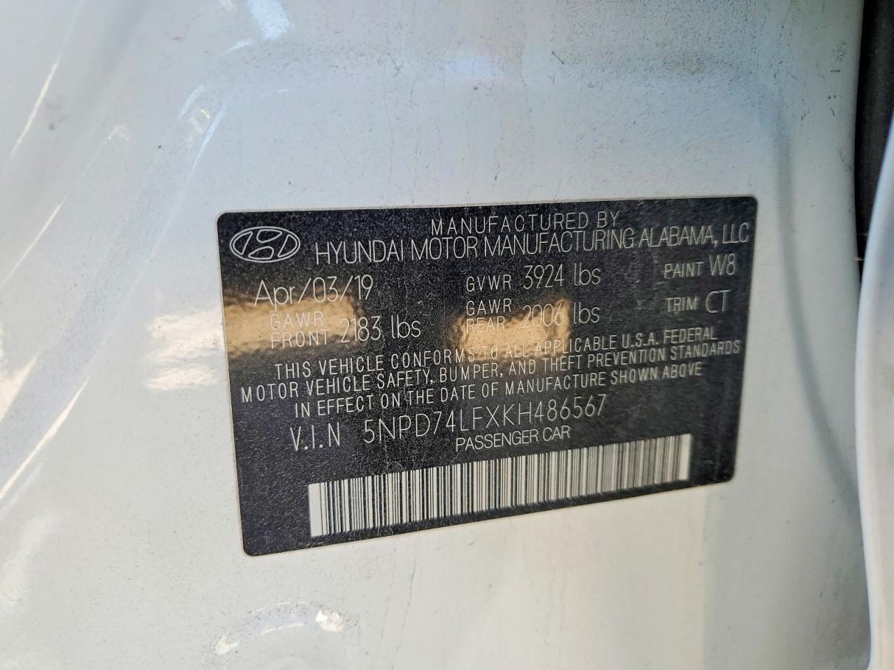 2019 Hyundai Elantra Se - zdjęcie 12