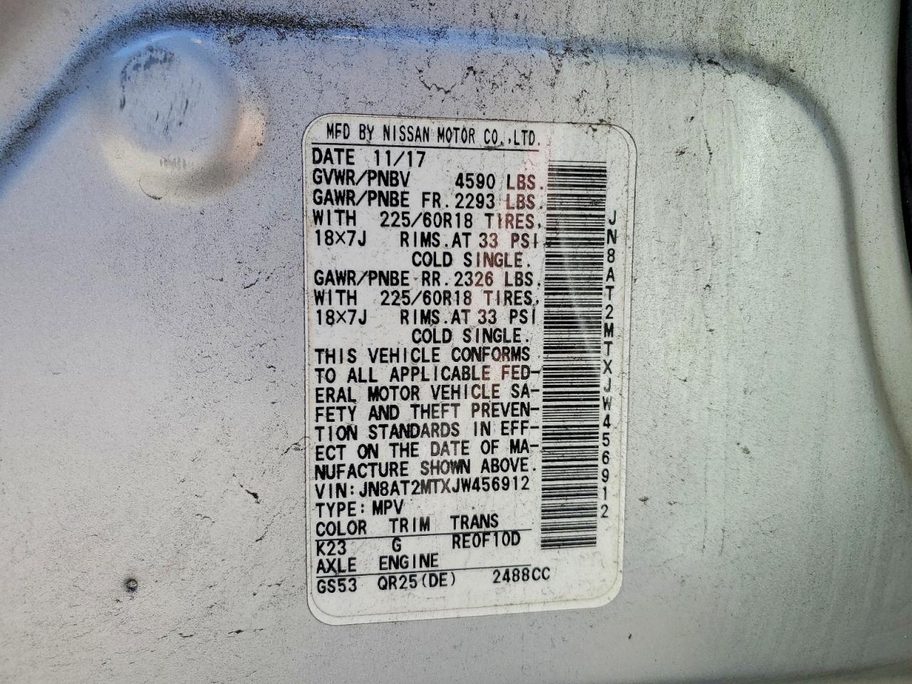 2018 Nissan Rogue Sl - zdjęcie 13