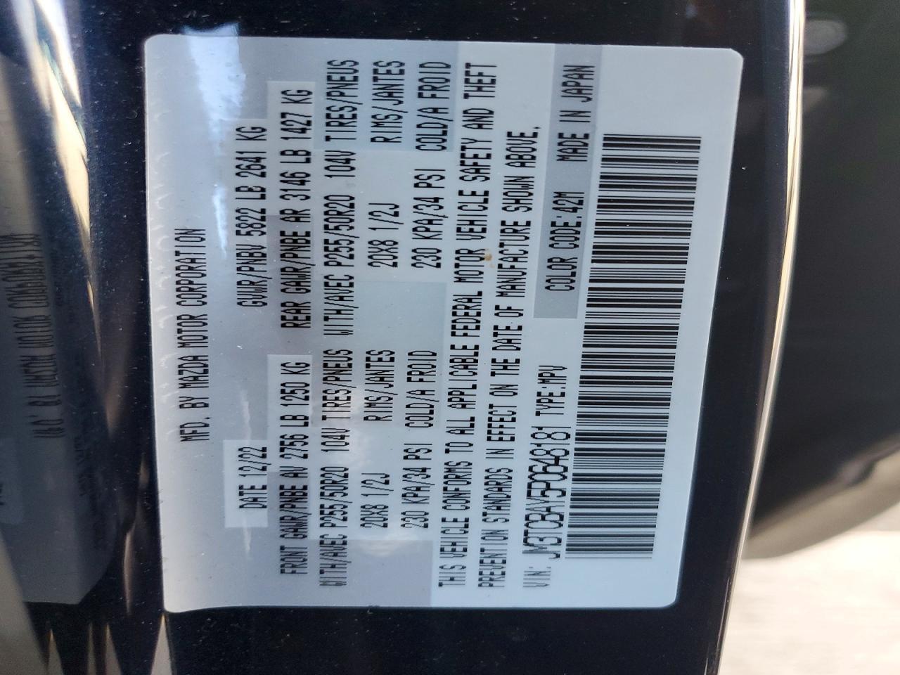 2023 Mazda Cx-9 Touring Plus - zdjęcie 14